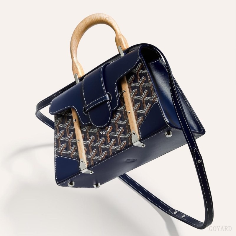 Goyard SAÏGON STRUCTURE MINI BAG Navy Blue | WDPA0745