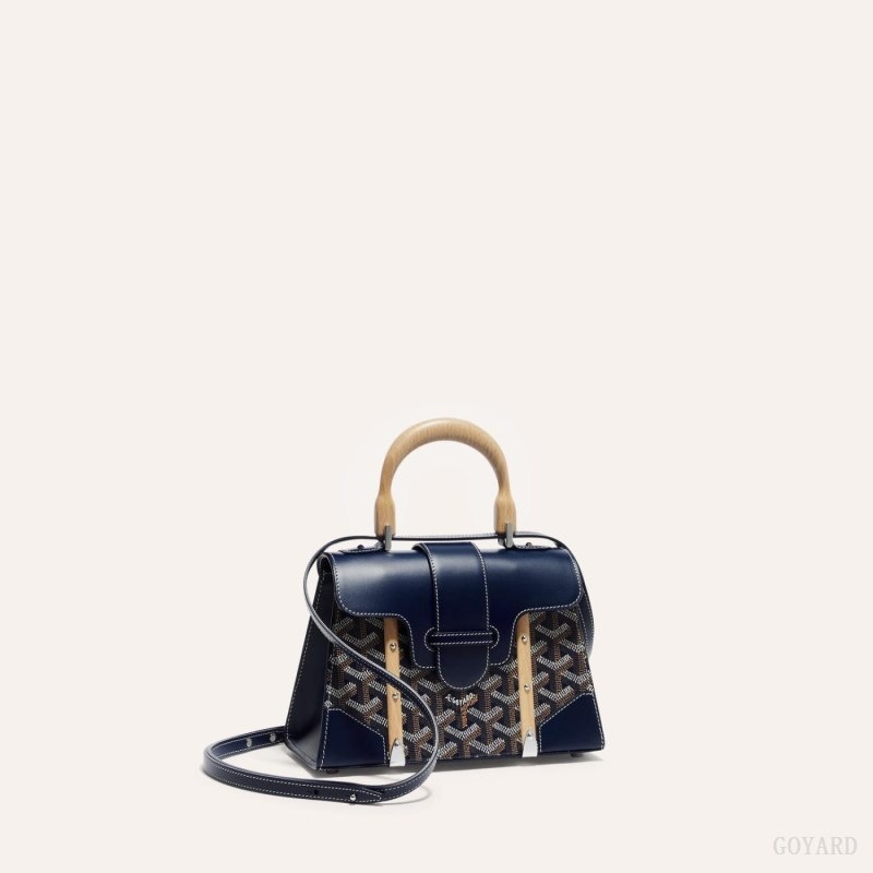 Goyard SAÏGON STRUCTURE MINI BAG Navy Blue | WDPA0745