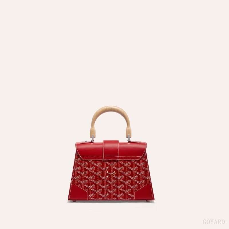 Goyard SAÏGON STRUCTURE MINI BAG Red | IWGL1040