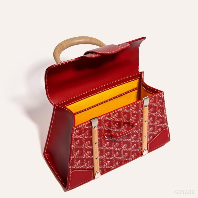 Goyard SAÏGON STRUCTURE MINI BAG Red | IWGL1040