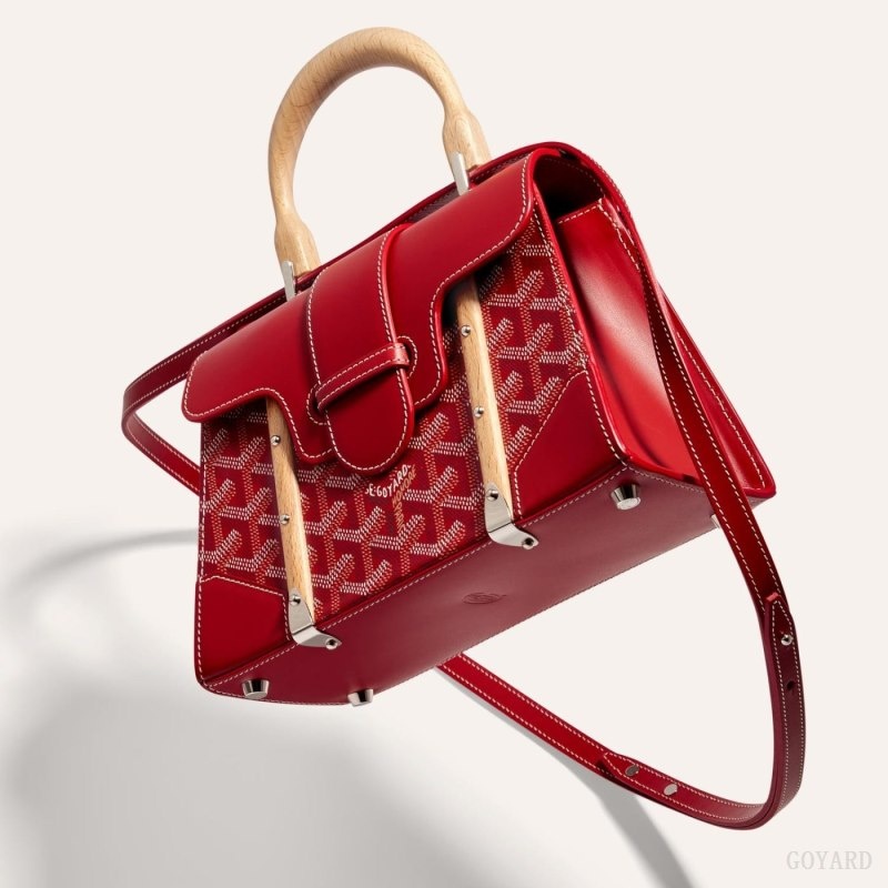 Goyard SAÏGON STRUCTURE MINI BAG Red | IWGL1040