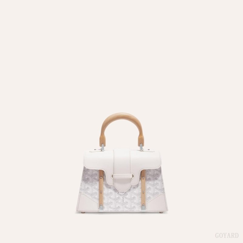 Goyard SAÏGON STRUCTURE MINI BAG White | YCZN7927