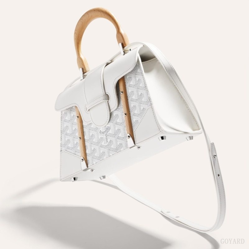 Goyard SAÏGON STRUCTURE MINI BAG White | YCZN7927