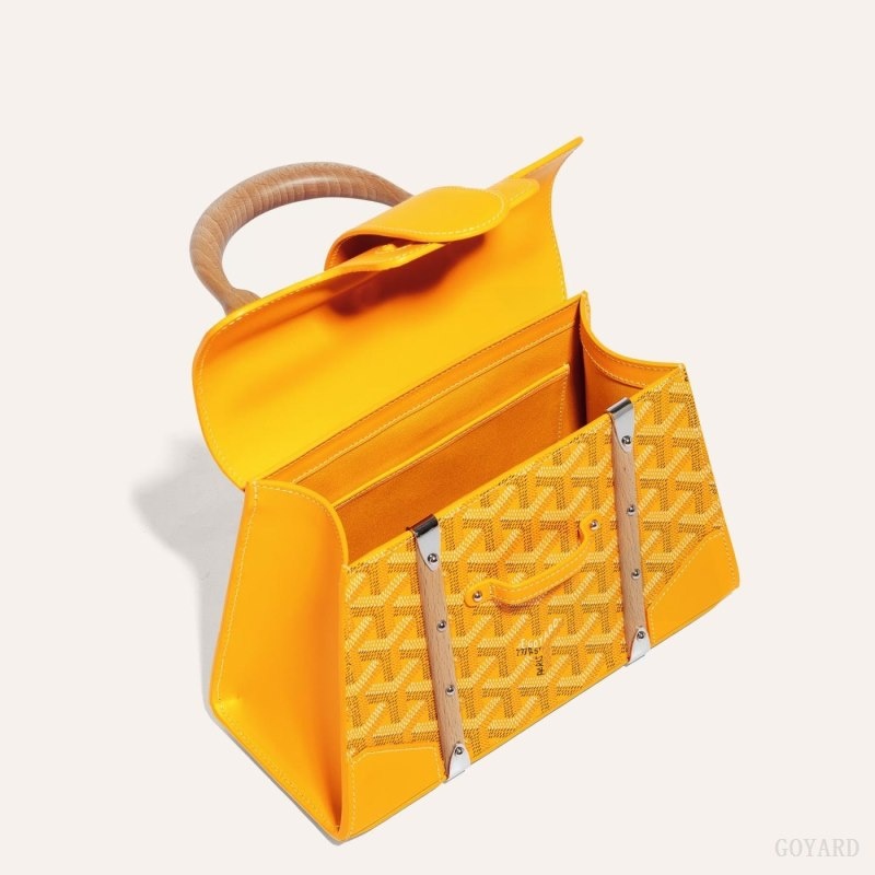 Goyard SAÏGON STRUCTURE MINI BAG Yellow | TZNT3559