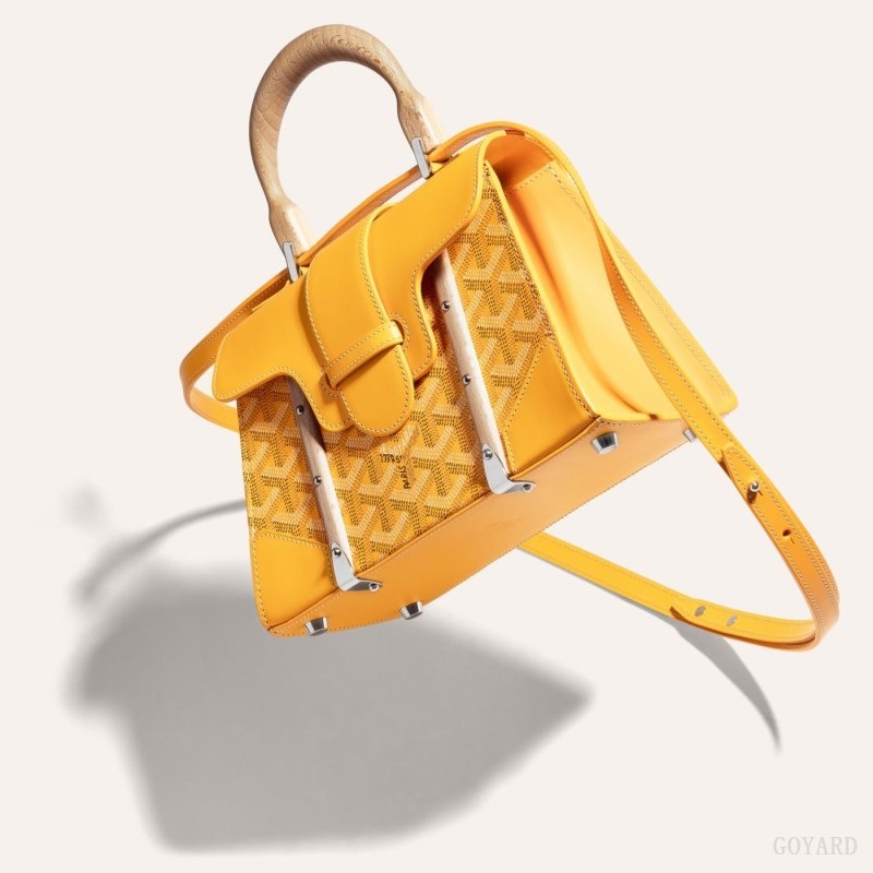 Goyard SAÏGON STRUCTURE MINI BAG Yellow | TZNT3559