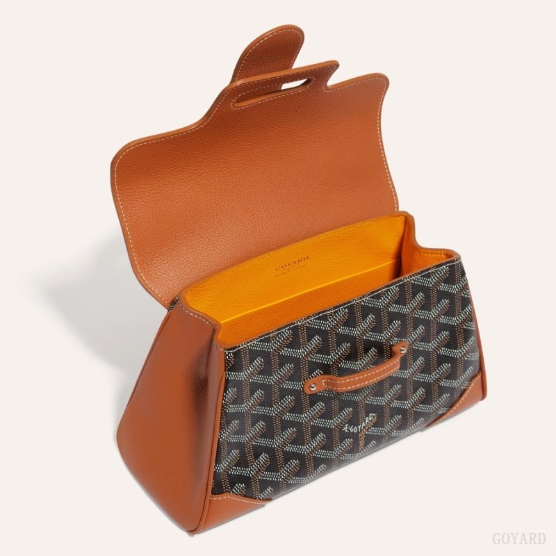 Goyard SAIGON SOUPLE MINI BAG Black / Brown | SFGH2202