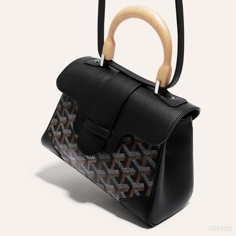 Goyard SAIGON SOUPLE MINI BAG Black | ICJK9861