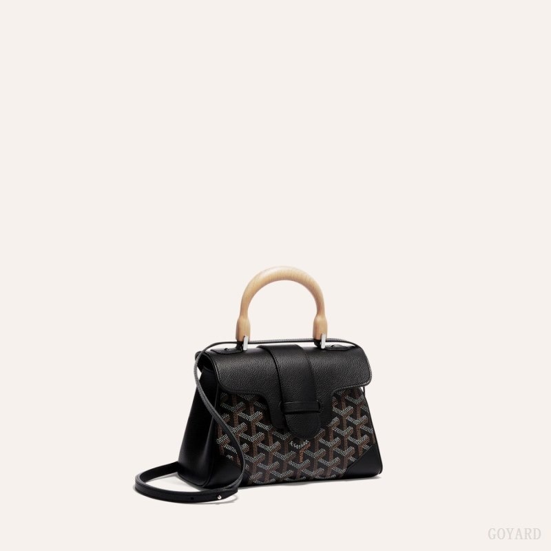 Goyard SAIGON SOUPLE MINI BAG Black | ICJK9861