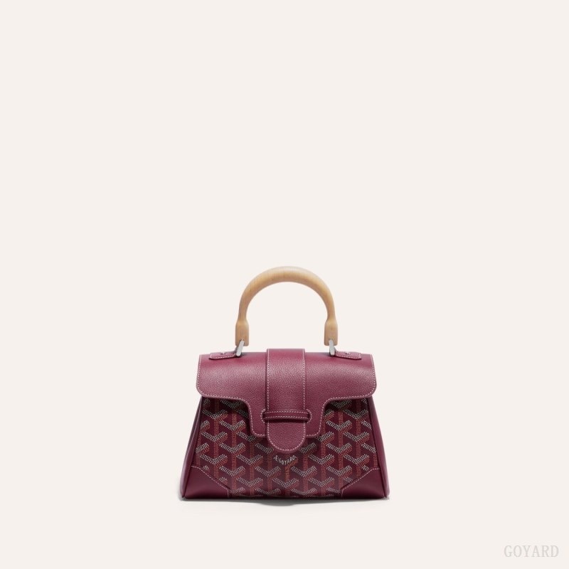 Goyard SAIGON SOUPLE MINI BAG Burgundy | WVSR1535