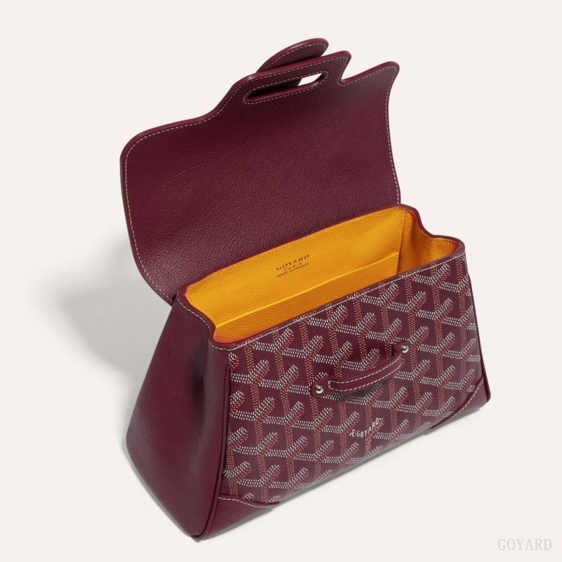 Goyard SAIGON SOUPLE MINI BAG Burgundy | WVSR1535