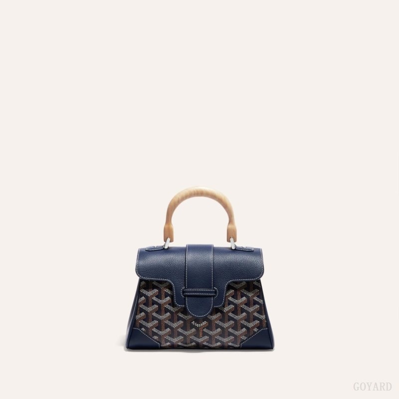 Goyard SAIGON SOUPLE MINI BAG Navy Blue | IKYQ6932