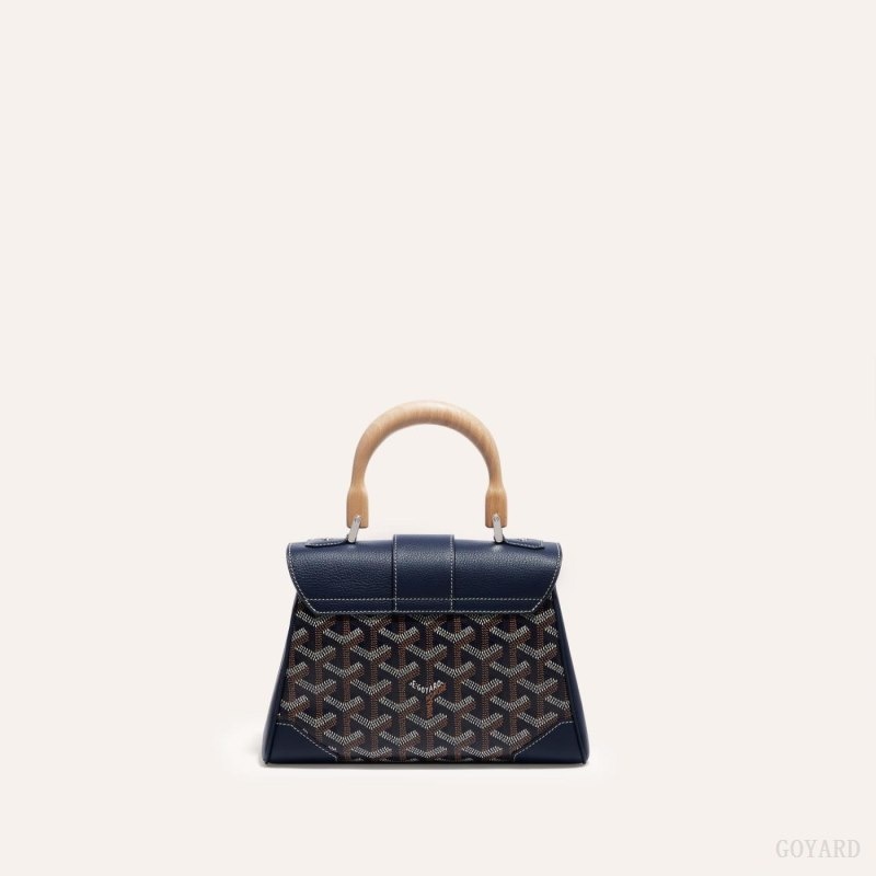 Goyard SAIGON SOUPLE MINI BAG Navy Blue | IKYQ6932