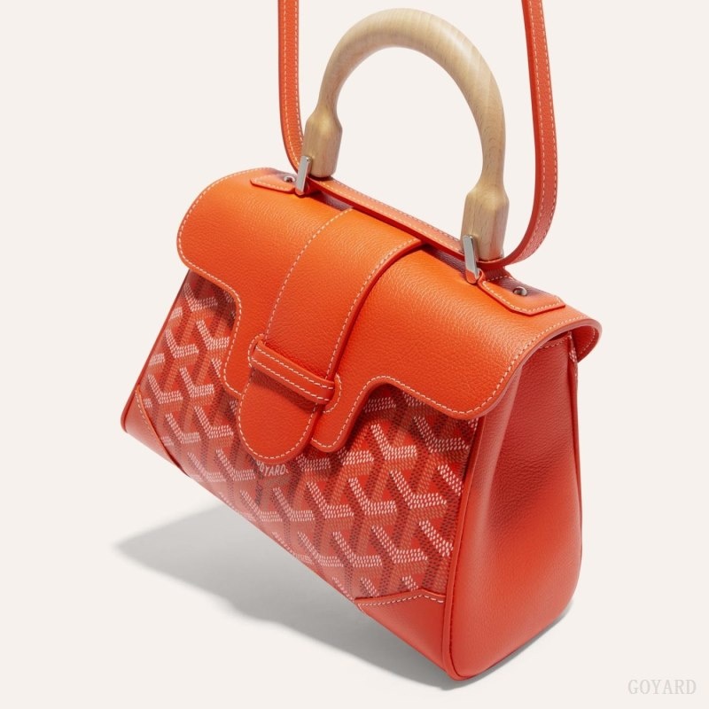 Goyard SAIGON SOUPLE MINI BAG Orange | FZFY8403