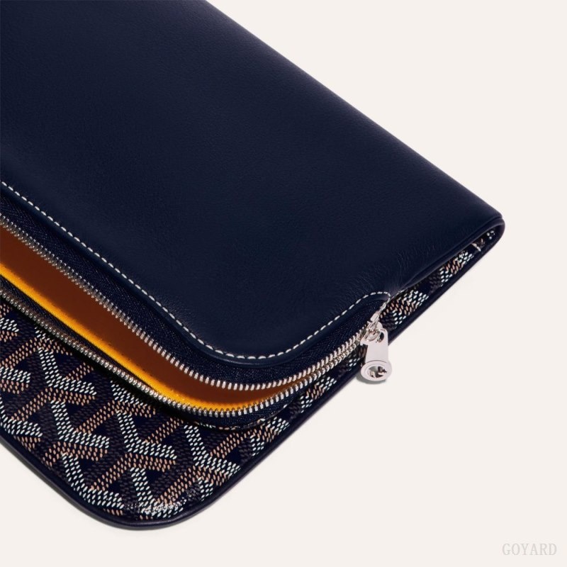 Goyard SAINTE-MARIE CLUTCH Navy Blue | YCVG5890