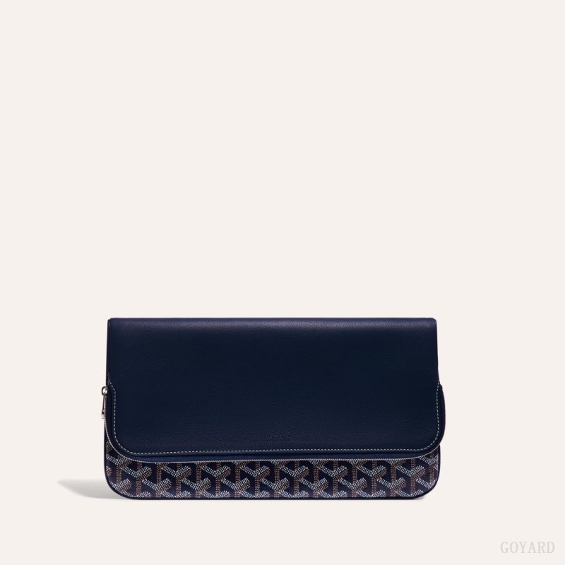 Goyard SAINTE-MARIE CLUTCH Navy Blue | YCVG5890