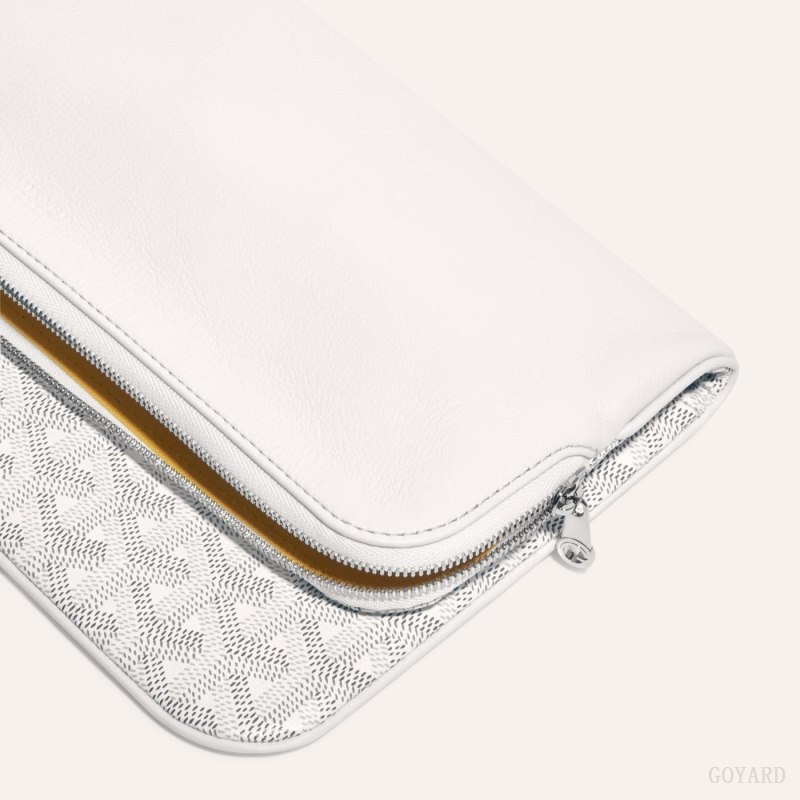 Goyard SAINTE-MARIE CLUTCH White | UXPL1392