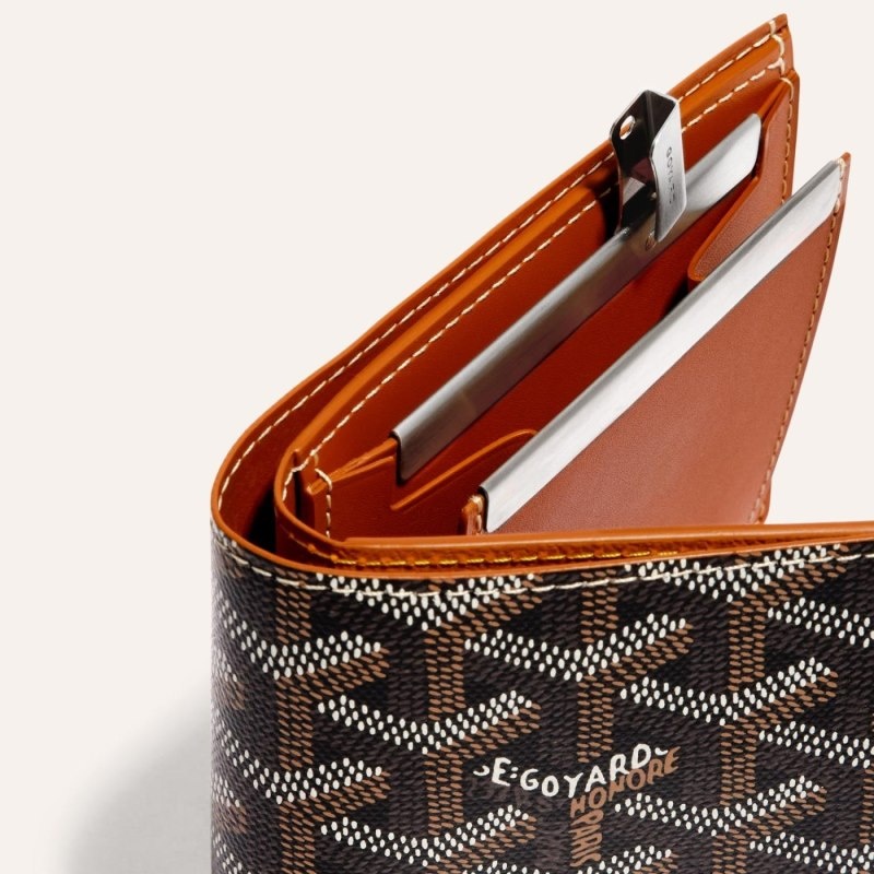 Goyard SAINT-FLORENTIN WALLET Black / Brown | LABR8033