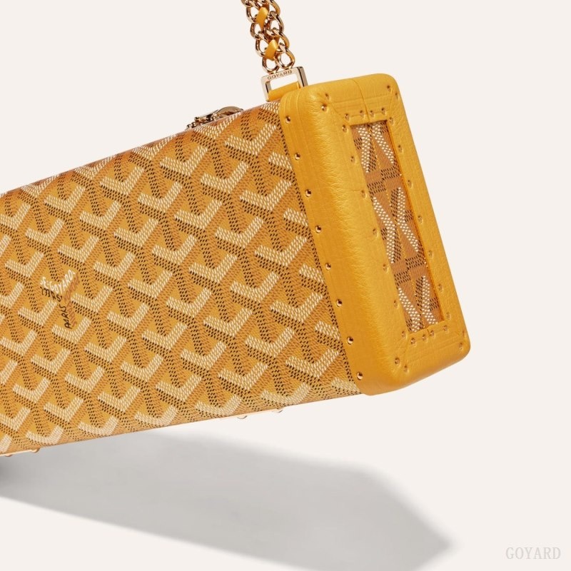 Goyard SAINT-HONORE TRUNK BAG Gold | QOXU9079