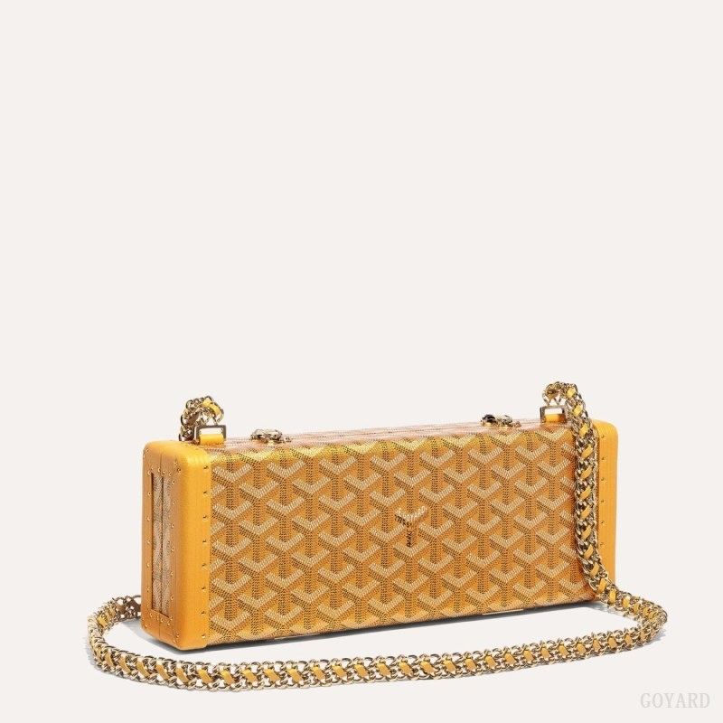 Goyard SAINT-HONORE TRUNK BAG Gold | QOXU9079