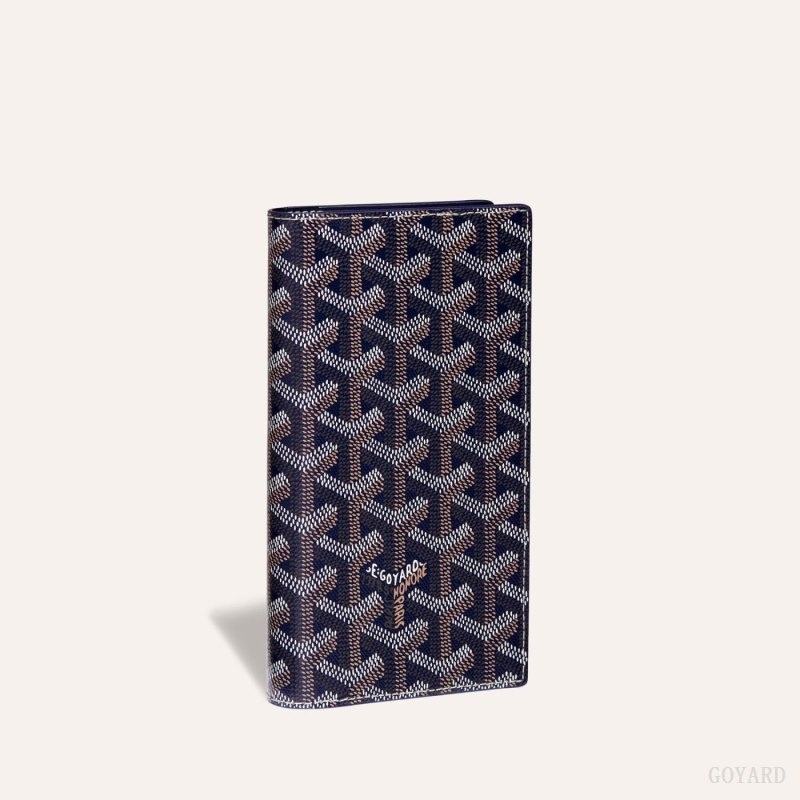 Goyard SAINT-LAMBERT WALLET Navy Blue | ZUFE1370