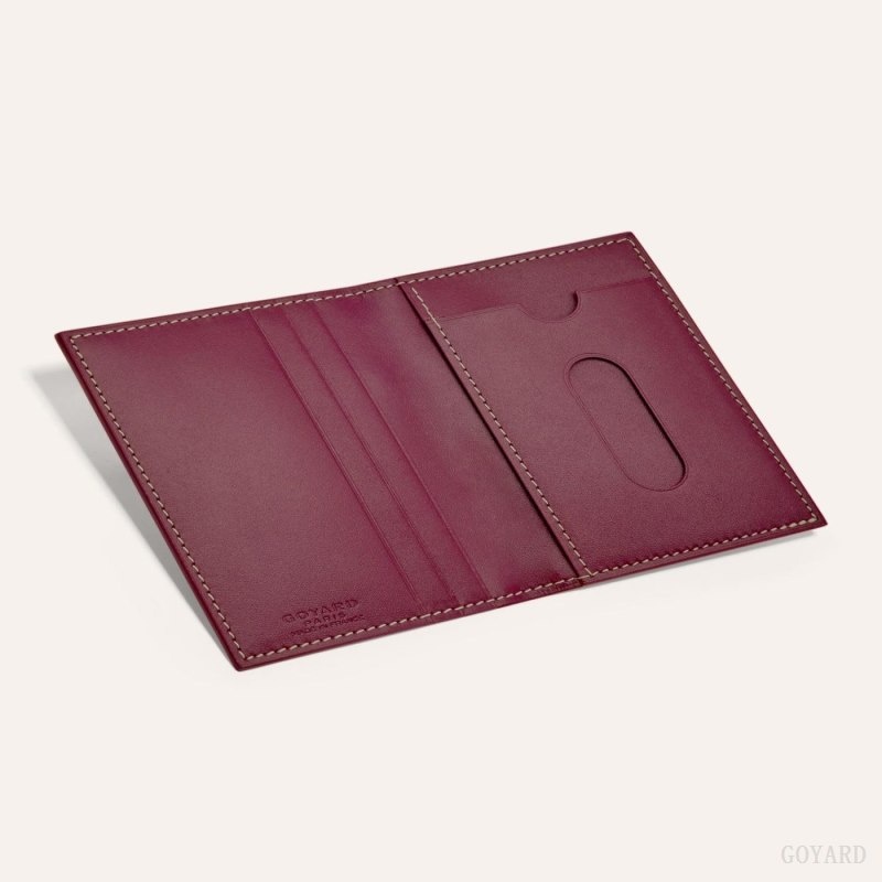 Goyard SAINT-MARC CARD WALLET Burgundy | XZBA0242