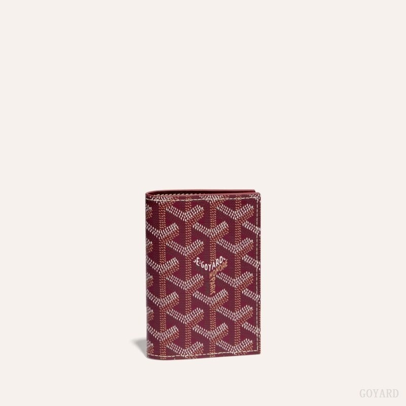 Goyard SAINT-MARC CARD WALLET Burgundy | XZBA0242