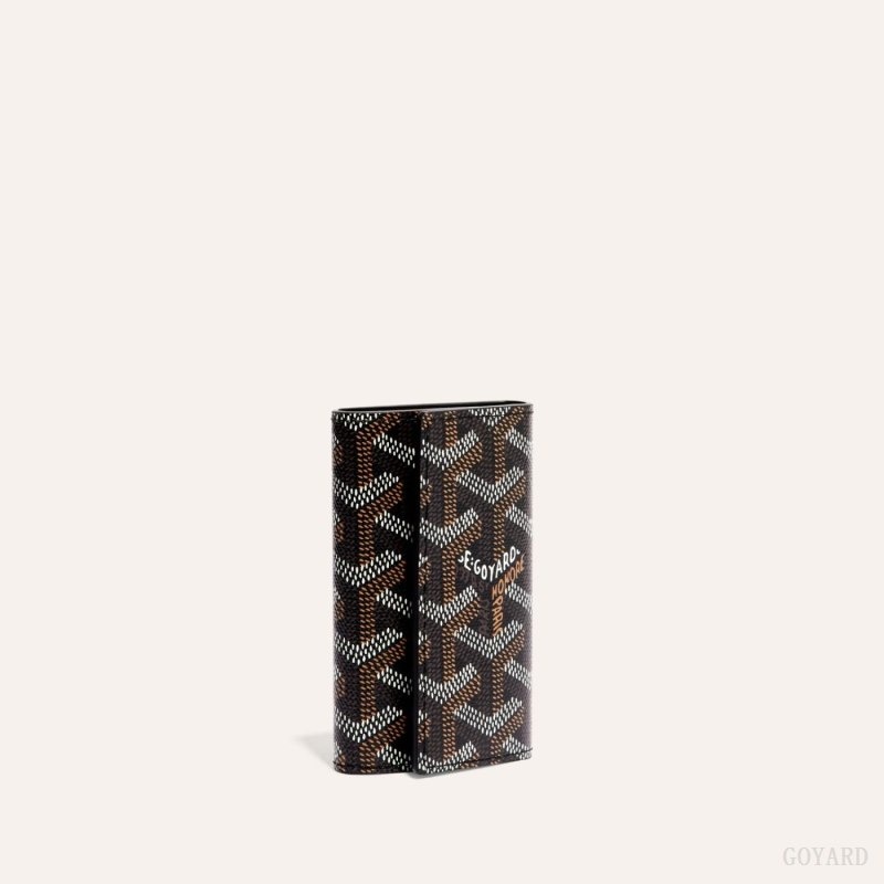 Goyard SAINT-MICHEL KEY RING Black | OUAN4105