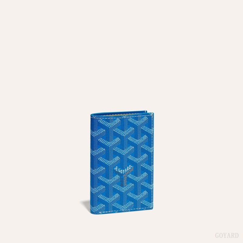 Goyard SAINT-PIERRE CARD WALLET Blue | MPOC9652