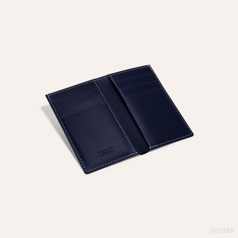 Goyard SAINT-PIERRE CARD WALLET Navy Blue | FWSW7277