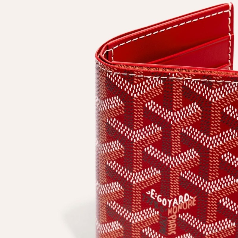 Goyard SAINT-PIERRE CARD WALLET Red | QDAP7142