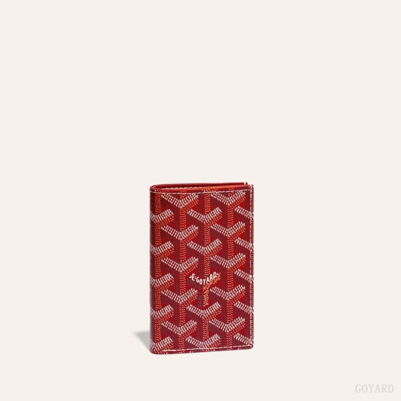 Goyard SAINT-PIERRE CARD WALLET Red | QDAP7142