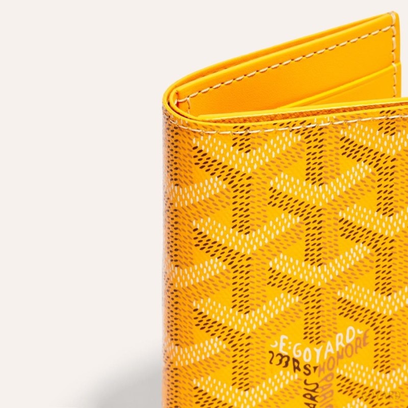 Goyard SAINT-PIERRE CARD WALLET Yellow | PYRQ7989