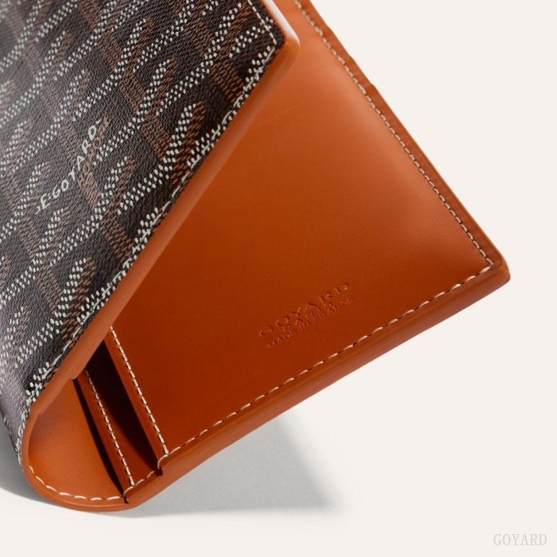 Goyard SAINT-ROCH WALLET Black / Brown | KGDB3845