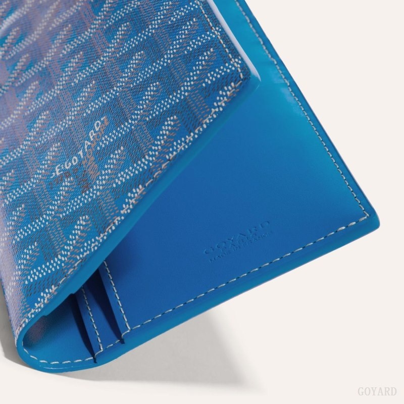 Goyard SAINT-ROCH WALLET Blue | HRKX9296