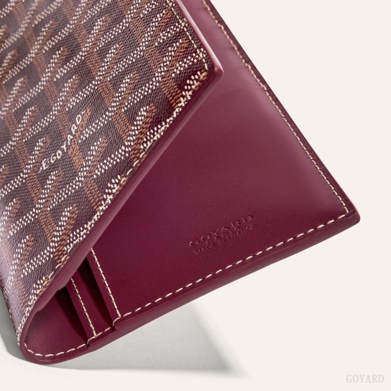 Goyard SAINT-ROCH WALLET Burgundy | QKCT7852