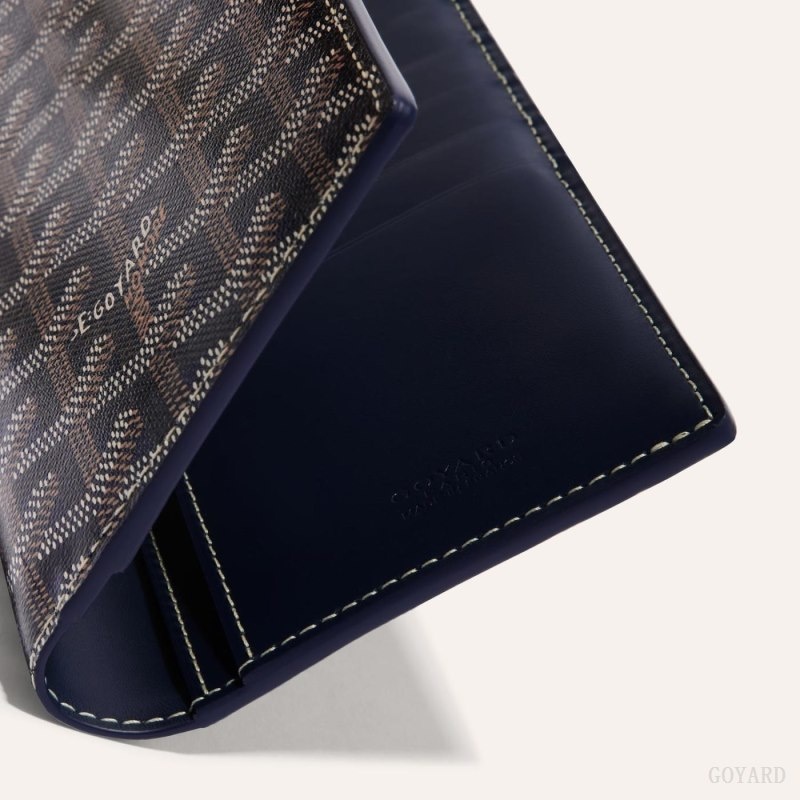 Goyard SAINT-ROCH WALLET Navy Blue | BLPN3542