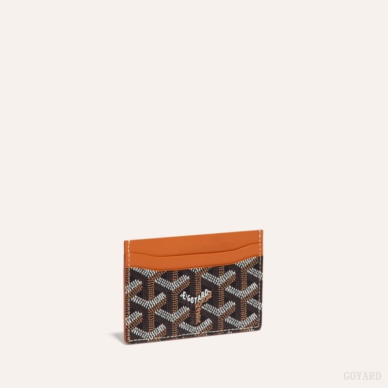 Goyard SAINT-SULPICE CARD WALLET Black / Brown | YXWG0935