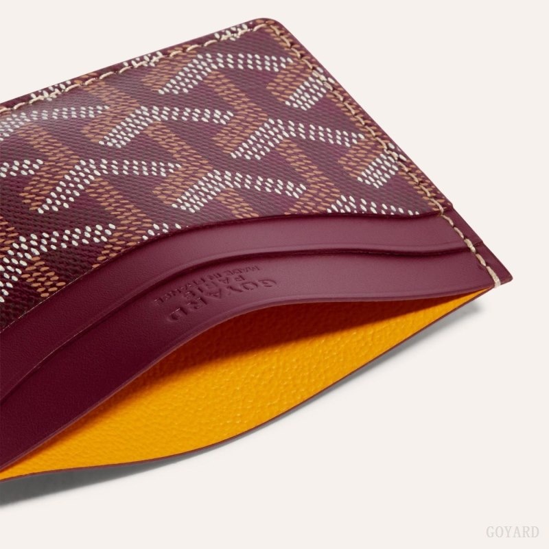 Goyard SAINT-SULPICE CARD WALLET Burgundy | GKJV3972