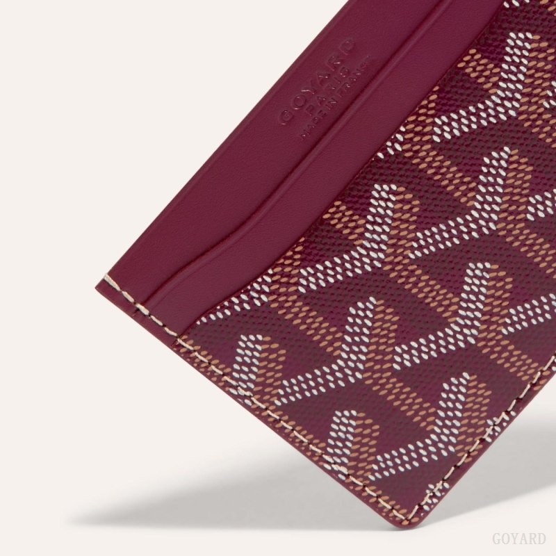 Goyard SAINT-SULPICE CARD WALLET Burgundy | GKJV3972