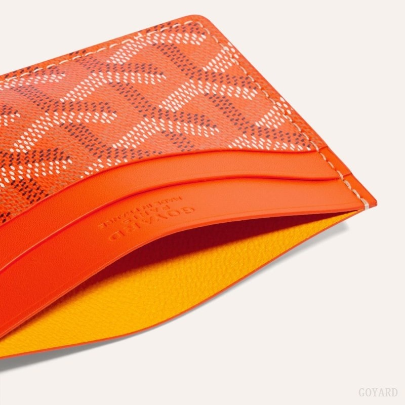 Goyard SAINT-SULPICE CARD WALLET Orange | OGCE3071