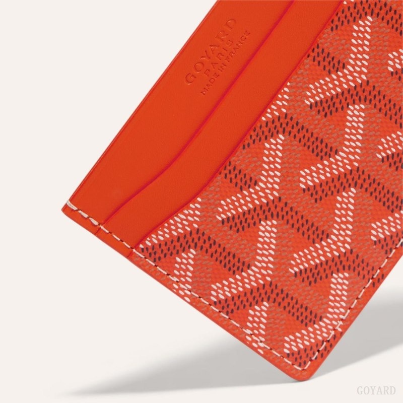 Goyard SAINT-SULPICE CARD WALLET Orange | OGCE3071