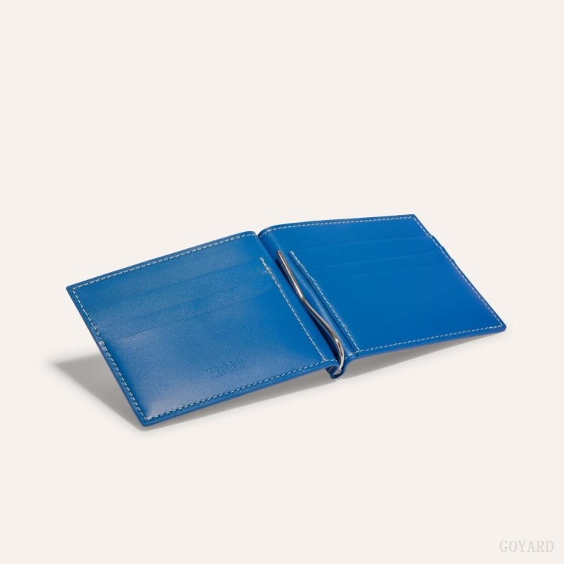 Goyard SAINT-THOMAS BILL FOLD Blue | ZXIZ7850