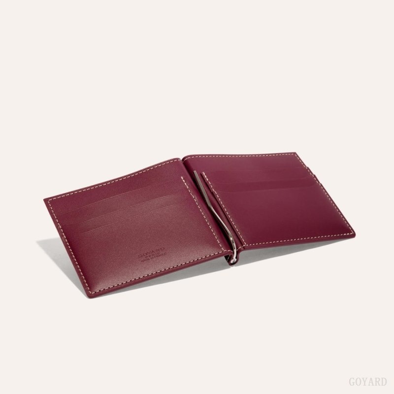 Goyard SAINT-THOMAS BILL FOLD Burgundy | HVUH2812