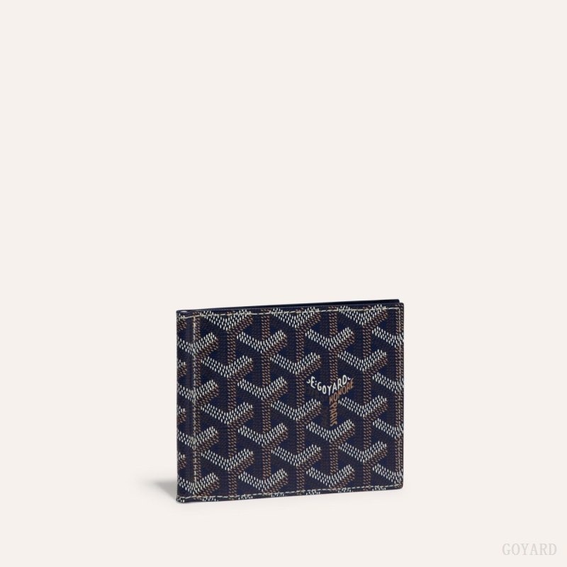 Goyard SAINT-THOMAS BILL FOLD Navy Blue | KZHT4190