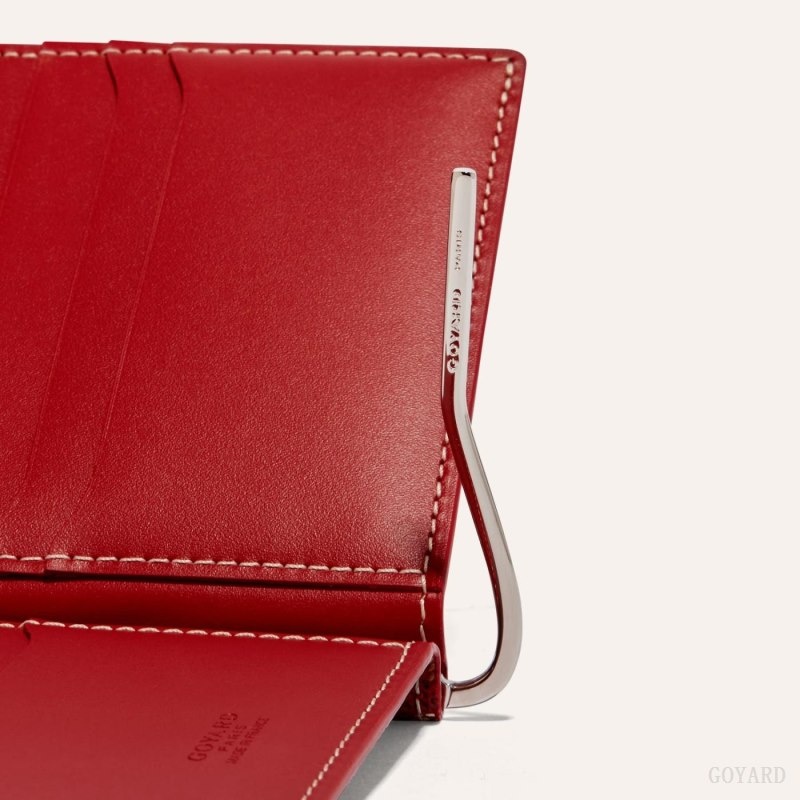 Goyard SAINT-THOMAS BILL FOLD Red | JXUJ8137