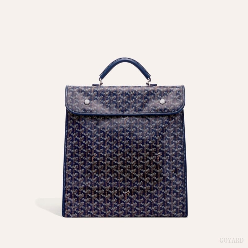 Goyard SAINT LEGER BACKPACK Navy Blue | GWVT3909