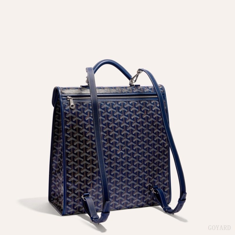 Goyard SAINT LEGER BACKPACK Navy Blue | GWVT3909