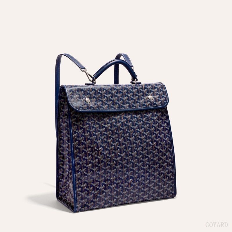 Goyard SAINT LEGER BACKPACK Navy Blue | GWVT3909