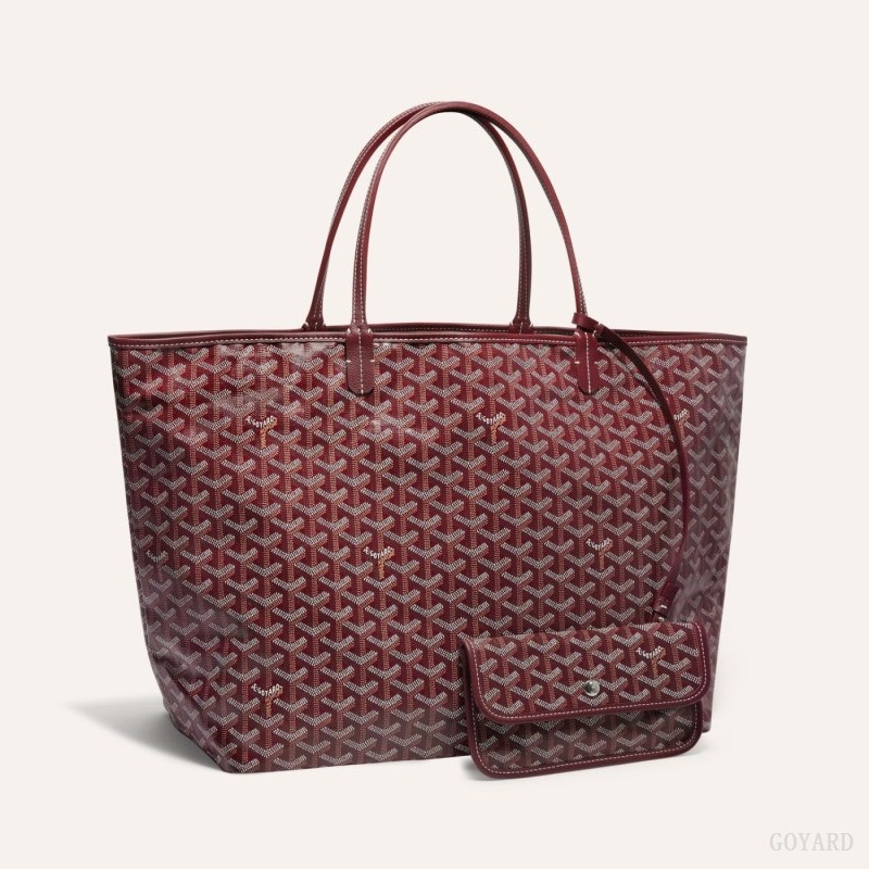 Goyard SAINT LOUIS GM BAG Burgundy | SXXM0113