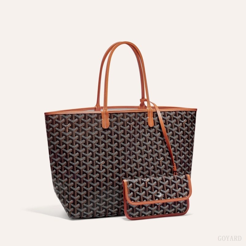 Goyard SAINT LOUIS PM BAG Black / Brown | ERYA8343